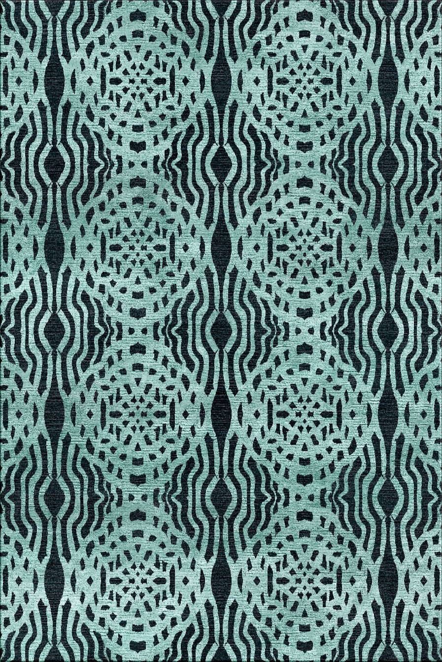 Water - Mizu 水 Rug by Louise Carrier 