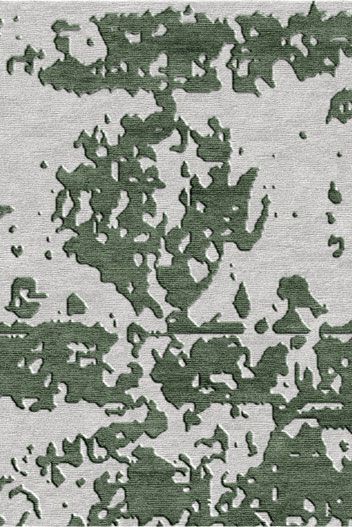 Bhadohi Green Rug by Rug Couture