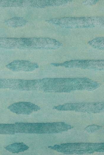 Sea - Umi 海 Rug by Louise Carrier