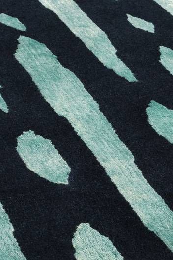 Sea - Umi 海 Rug by Louise Carrier