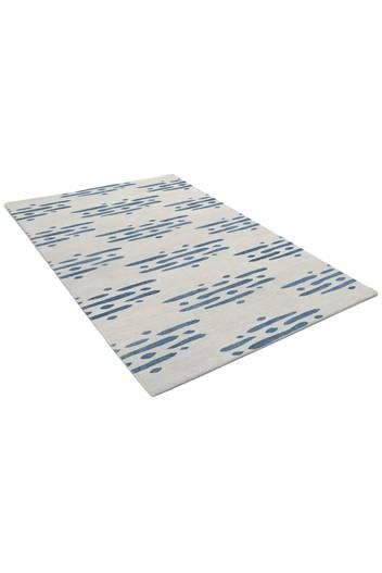 River - Kawa 川 Rug by Louise Carrier