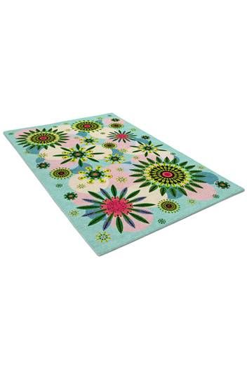 Ella Aqua Rug by Patternistas