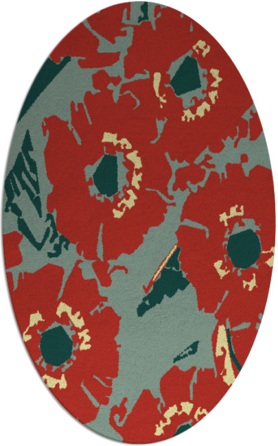popping poppy rug - item 676503